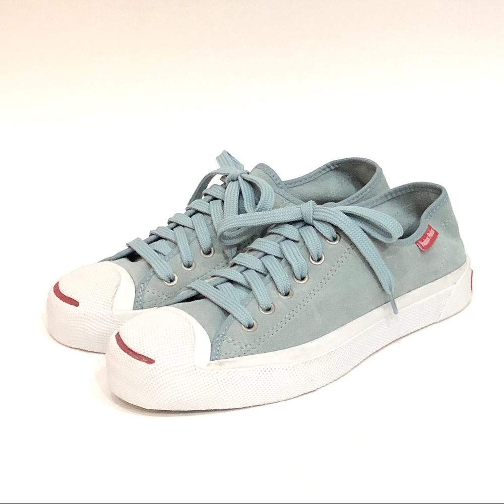 Hokus Pokus Candy Corn Blue Suede Leather Sneakers